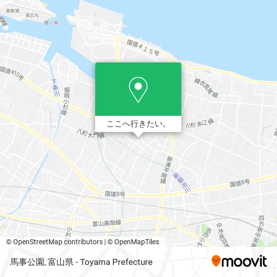 馬事公園地図