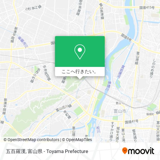 五百羅漢地図