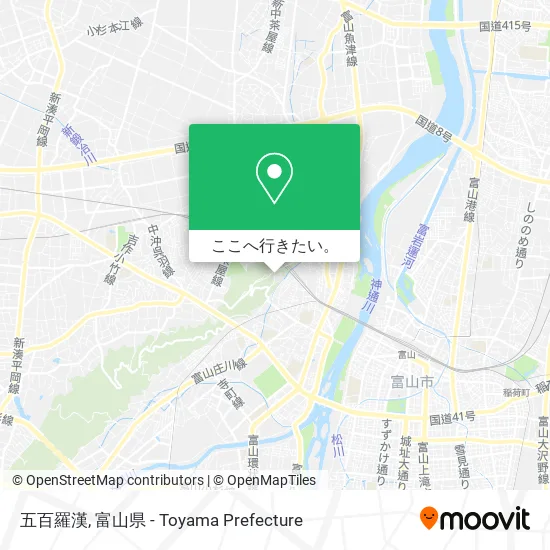 五百羅漢地図
