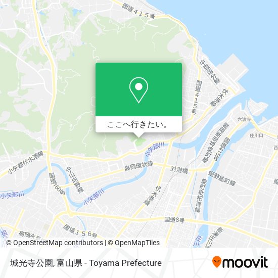 城光寺公園地図