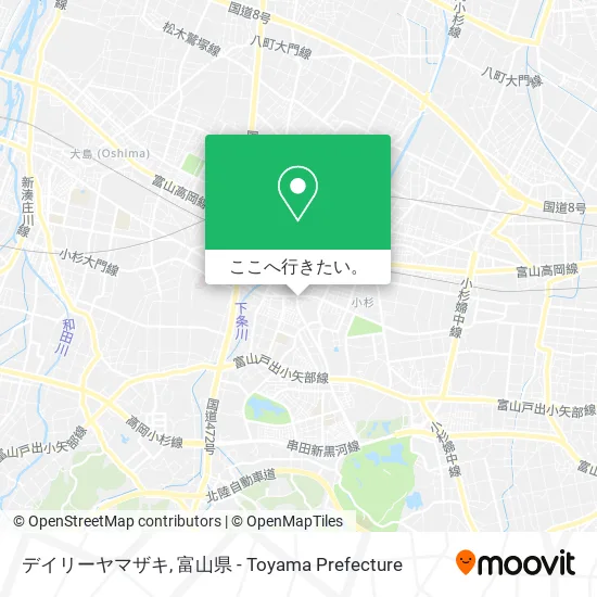 デイリーヤマザキ地図