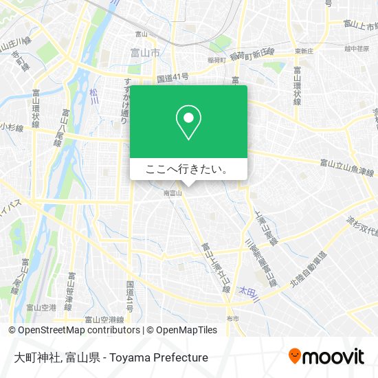 大町神社地図