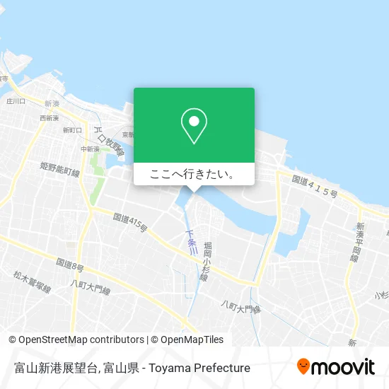 富山新港展望台地図