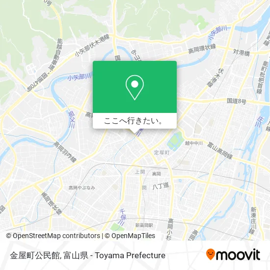 金屋町公民館地図