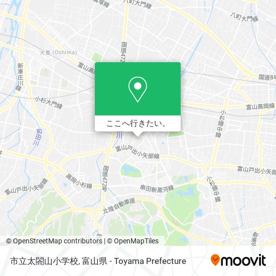 市立太閤山小学校地図