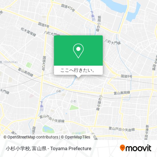 小杉小学校地図