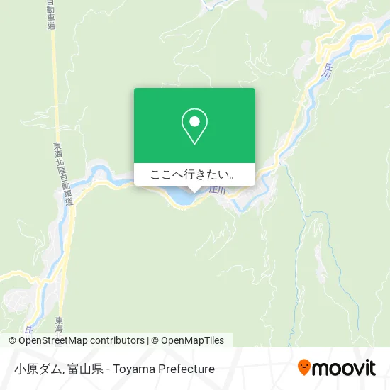 小原ダム地図