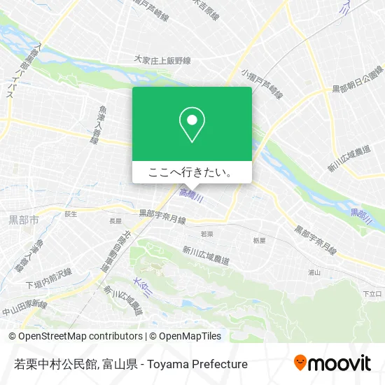 若栗中村公民館地図