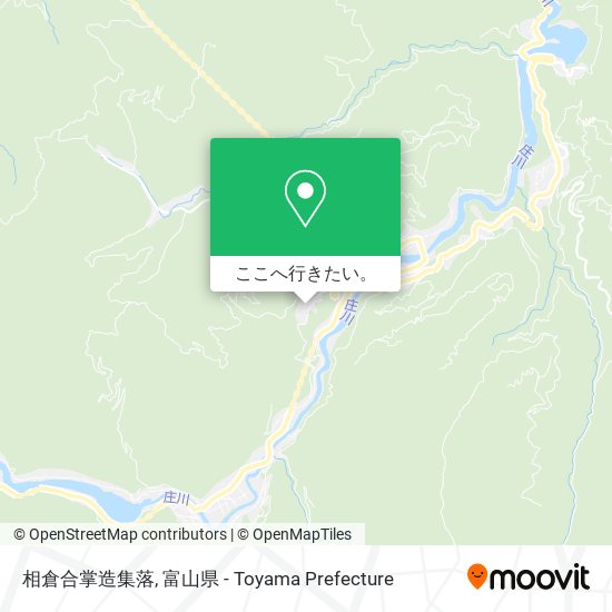 相倉合掌造集落地図