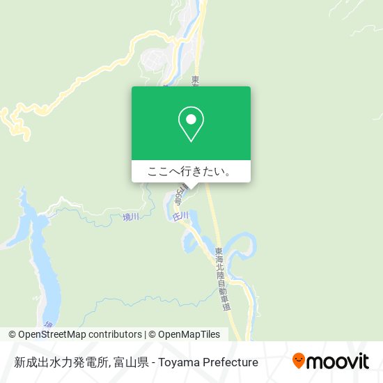新成出水力発電所地図