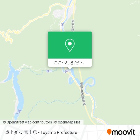 成出ダム地図