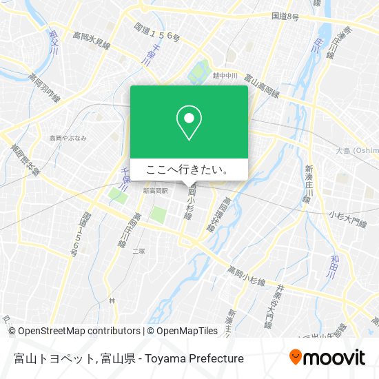富山トヨペット地図