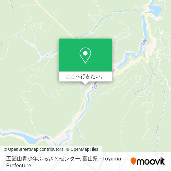 五箇山青少年ふるさとセンター地図