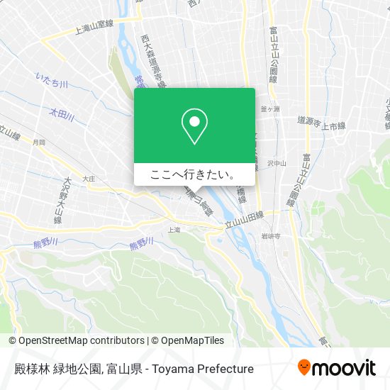 殿様林 緑地公園地図