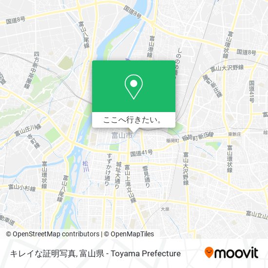 キレイな証明写真地図