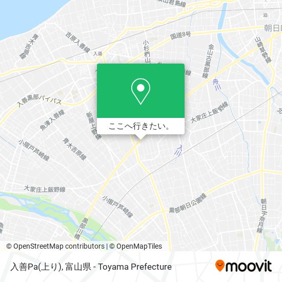 入善Pa(上り)地図