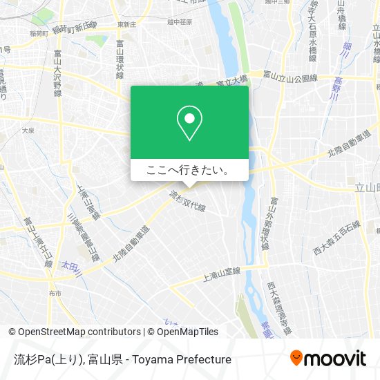 流杉Pa(上り)地図
