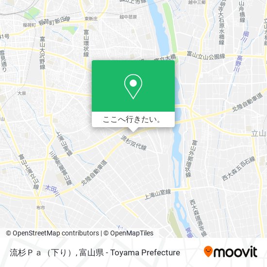 流杉Ｐａ（下り）地図
