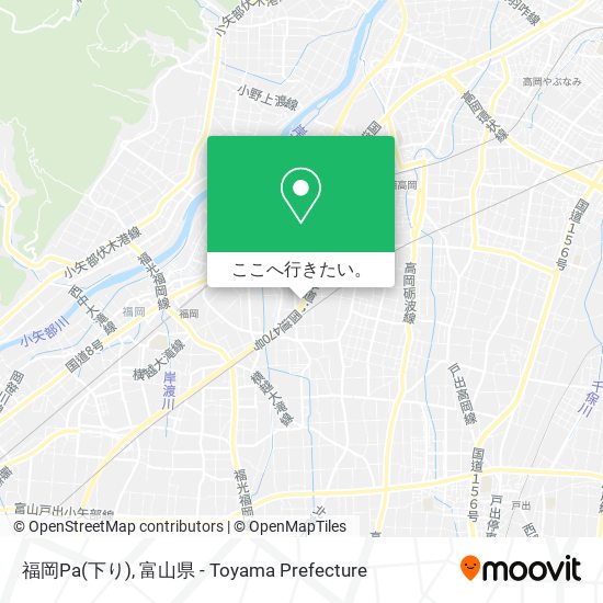 福岡Pa(下り)地図