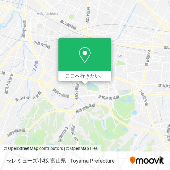セレミューズ小杉地図