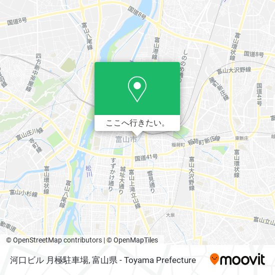 河口ビル 月極駐車場地図
