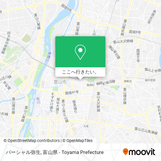 パーシャル弥生地図