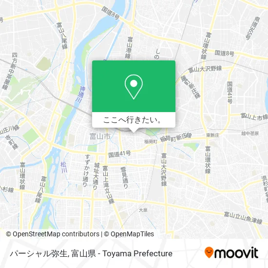 パーシャル弥生地図