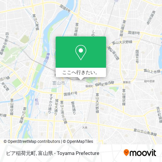 ピア稲荷元町地図