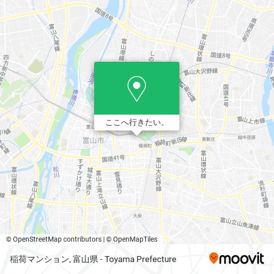 稲荷マンション地図