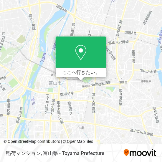 稲荷マンション地図