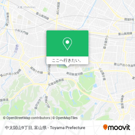 中太閤山9丁目地図