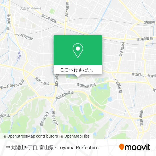 中太閤山9丁目地図