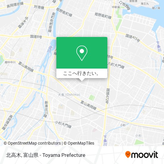 北高木地図