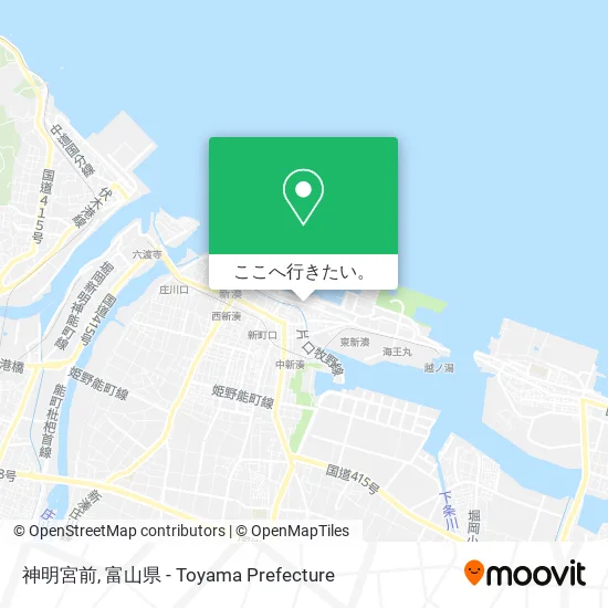 神明宮前地図
