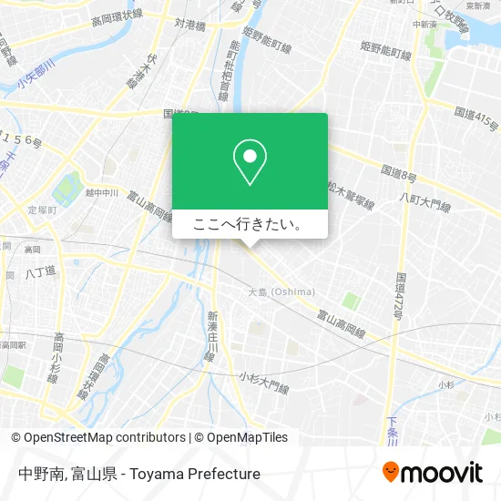 中野南地図