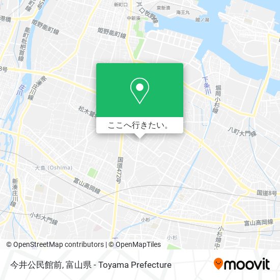 今井公民館前地図