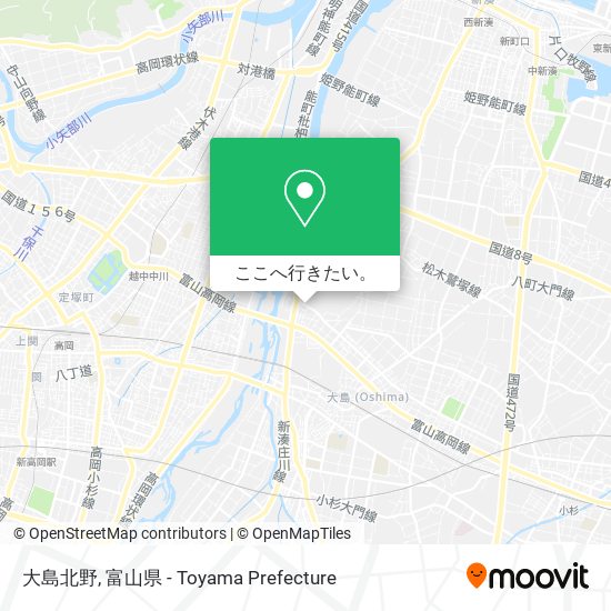 大島北野地図