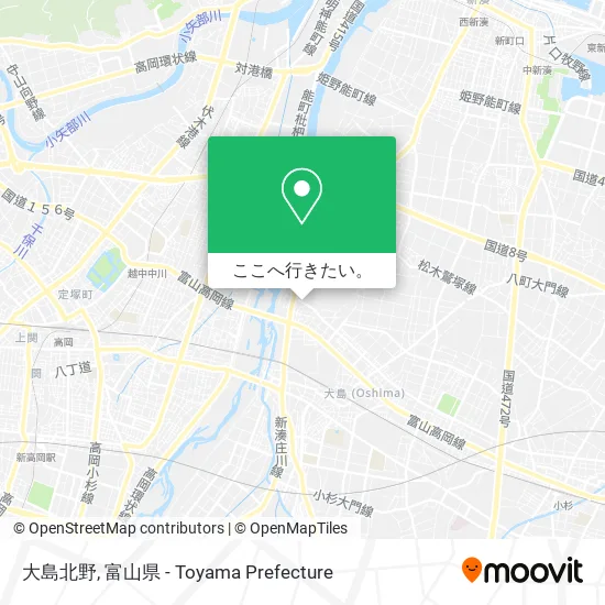 大島北野地図