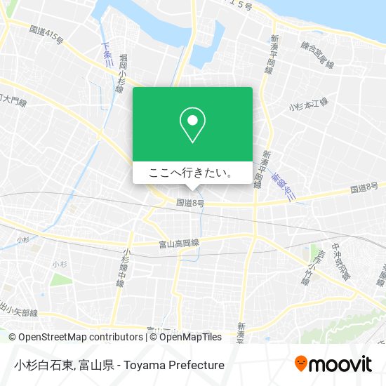小杉白石東地図