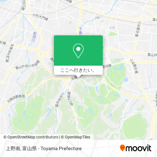 上野南地図
