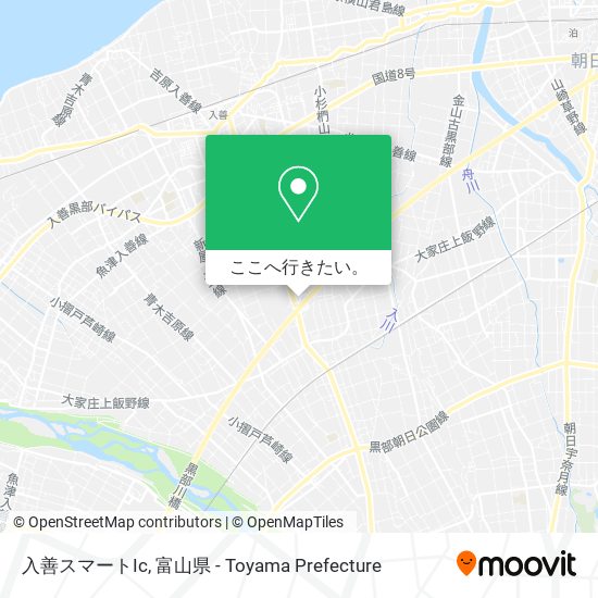 入善スマートIc地図