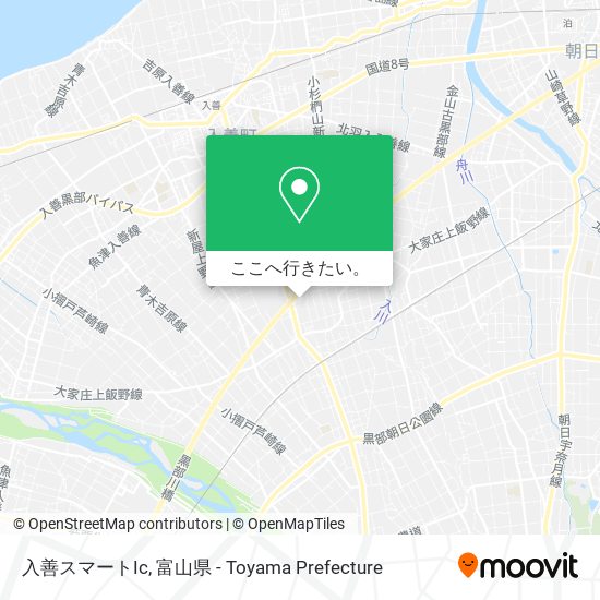 入善スマートIc地図