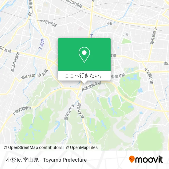 小杉Ic地図