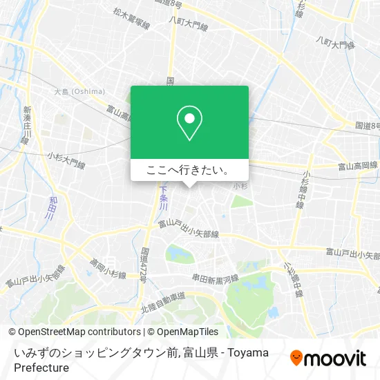 いみずのショッピングタウン前地図