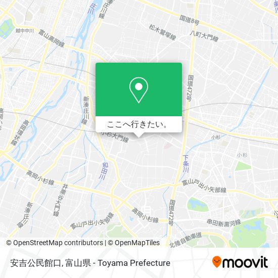 安吉公民館口地図