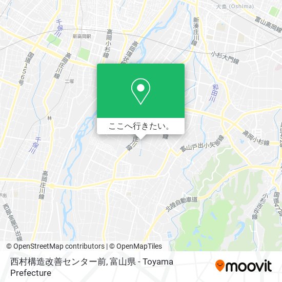 西村構造改善センター前地図