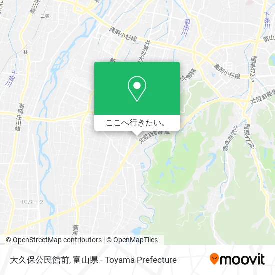 大久保公民館前地図