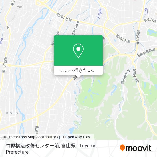 竹原構造改善センター前地図