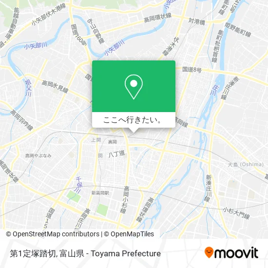 第1定塚踏切地図