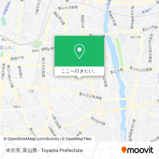 米沢亭地図